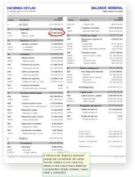 informes financieros