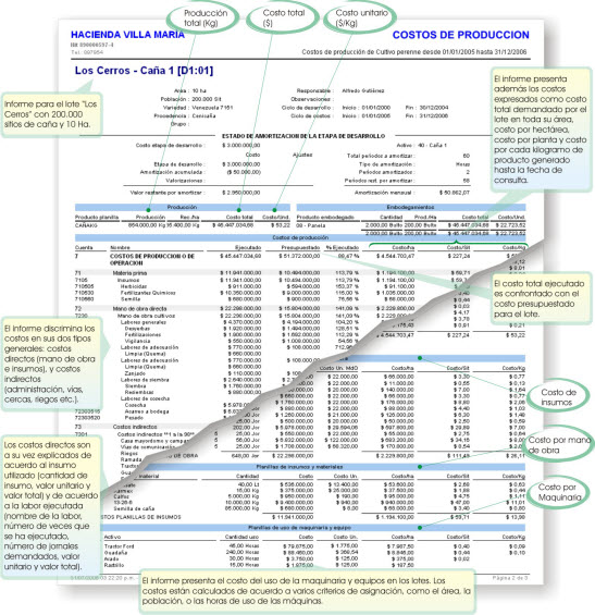 costos de produccion