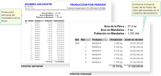 produccion por periodo
