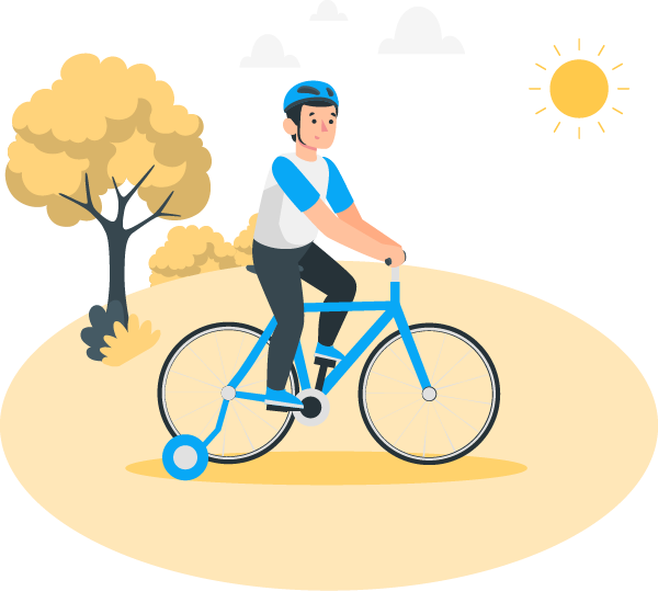 Aprendes a tu ritmo, sin perder el equilibrio