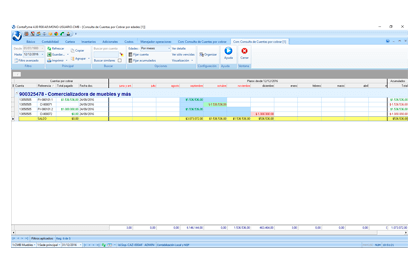 Consultade saldos de cartera por edades en el programa contable ContaPyme