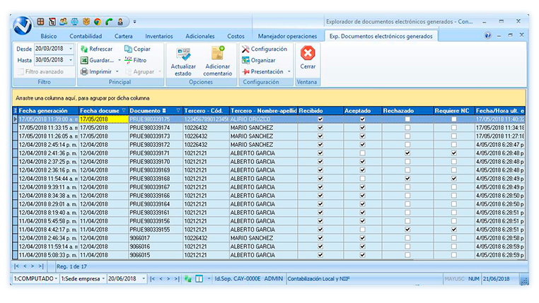 Labe Temprano pierna ContaPyme | Software de Facturación Electónica